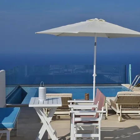 בית נופש 65 Stairs τo ηeaven Private Pool Áno Meriá